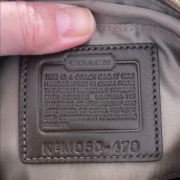 Coach Y2K Metallic Bronze Zebra Pouchette - Picture 10 of 16